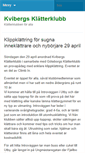 Mobile Screenshot of kvibergsklatterklubb.se